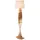 JV Möbel Braune Holzlampe modern dekorativ für Wohnzimmer Schlafzimmer Büro,