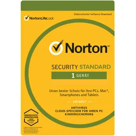 NortonLifeLock Norton Security Deluxe 3.0 3 Geräte 1 Jahr PKC DE Win Mac Android iOS