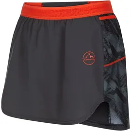 La Sportiva Auster Skirt Women carbon/cherry tomato (G00R22) XS