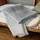 IBENA Sorrento Kuscheldecke 150 x 200 cm Grau/Schwarz
