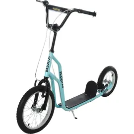 Homcom Kinderroller mit Handbremse blau