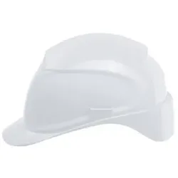 uvex airwing B Schutzhelm mit Lüftung - konvent. Innenausstattung - langer Schirm weiß 51 cm - 61 cm - 9762020 - weiß