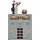 Innostyle Barschrank INNOSTYLE "FUN PLUS II", grün, H:129cm T:37cm, FSC-zertifizierter Holzwerkstoff, Schränke, Barschrank, 2 Holztüren, 19 Fächer, 1 Klappe, Softclose, ABS Kantenschutz