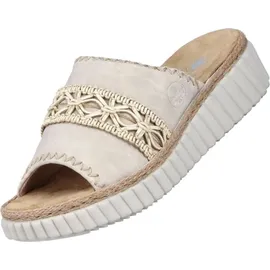 Rieker Pantolette beige, - Beige - 38