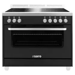 Saro Backofen mit Induktionsherd, elektrisch 331-1205 , 1 Backofen mit Induktionsherd, Farbe: schwarz