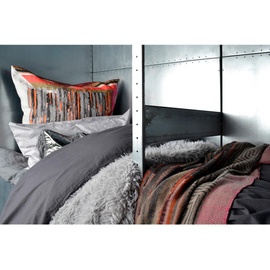 Zoeppritz Easy, Bettdeckenbezug aus Perkal - charcoal - 135x200 cm