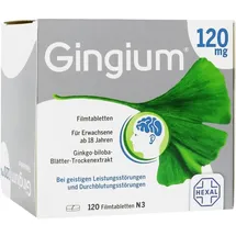 Hexal Gingium 120 mg Filmtabletten 120 St.