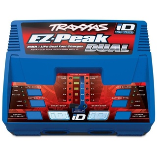 TRAXXAS EZ-Peak Dual Modellbau-Ladegeraet 8A LiPo, NiMH Minus-Delta-U Abschaltung, Akkuerkennu 2972GX