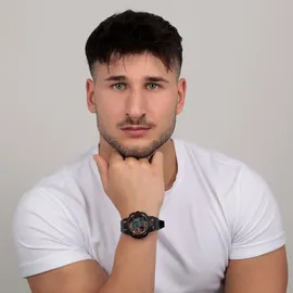 Sector R3251283001 EX-36 Digitaluhr Herrenuhr 45mm 100M - Schwarz