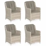 SonnenPartner Gartenstuhl Sonnenpartner 4er-Set Garten-Sessel Avatar Aluminium mit Polyrattan