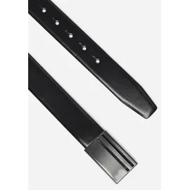Monti Koppelgürtel Materialmix 3,5 cm schwarz 115