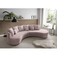 INOSIGN Ecksofa »Limoncello L-Form«, ergonomische Form rosa