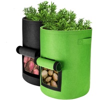 Homealexa Kartoffel Pflanzsack, Pflanzen Tasche Pflanzbeutel 40L/10 Gallonen mit