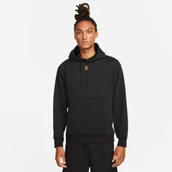 NIKE Herren Kapuzensweat M NKCT DF FLC HERITAGE, BLACK, M