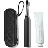 wondersmile Travel Care Bundle - Testsieger 2023 - Ultraschallzahnbürste im Set Bundle, Ultimate Black