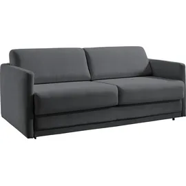 Atlantic Home Collection Schlafsofa Limone 2-Sitzer Grau
