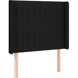 vidaXL Boxspringbett 100 x 200 cm Schwarz