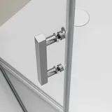 Bernstein Duschkabine Bernstein EX416 Eckdusche Nano Echtglas 90x90x195cm