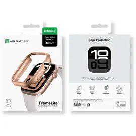 AMAZINGthing Apple Watch Series 10 46mm Roségold Policarbonat