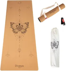 Divasya Kork-Yogamatte 1 St