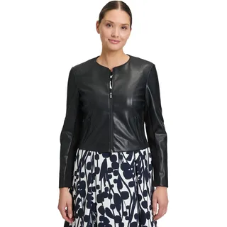 Vera Mont Blazer-Jacke mit Reißverschluss Schwarz,42 | Gr.: 42