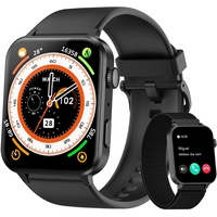 Blackview Smartwatch Herren mit Telefonfunktion 1.85'' Touchscreen Fitnessuhr