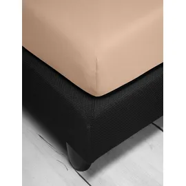 IRISETTE Jupiter 0008 Jersey 90 x 190 - 100 x 220 cm apricot