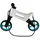 Funny Wheels Rider Super Sport Weiß/Schwarz