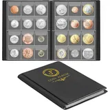 Münzalbum Münzhalter Münzsammlung Buchgeld Penny Pocket Für Sammler 120 Taschen