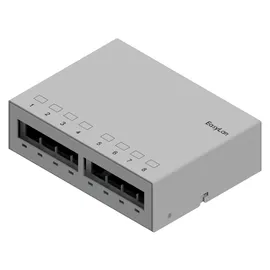 EasyLan CKVPL0081E Netzwerk-Patchpanel 8 Port Grau