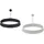 LURCH 70272 Eiformer Oval 2er Set aus 100% BPA-freiem Premium-Platin-Silikon light-/iron grey