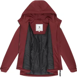 Ragwear Damen warme Wasserdichte Winterjacke mit verstellbarer Kapuze Bevin Warm YOUMODO Wine Red Gr. 4XL - 4XL