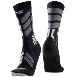 X-Socks X-country Perform Crew-socken 1 Paar Schwarz/Light Grey 39-41