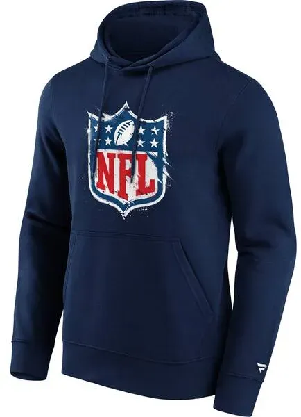 FANATICS Herren Kapuzensweat NFL Splatter Crest, Grau, XL