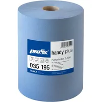 Profix Putztuch profix handy plus L.380xB360mm blau,2lagig 500 Tü./Rl.