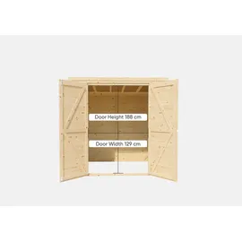 BERTILO Box 2 2,08 x 1,57 m Grau