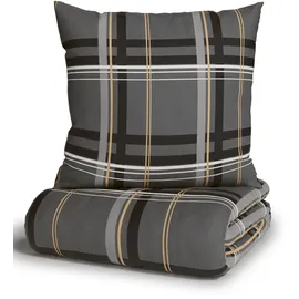OTTO home Talin Karo grau 155 x 220 cm + 2 x 80 x 80 cm