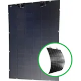 PureSolar 400W Flexibles Solarmodul | Montageösen | ETFE | Fullblack-Optik