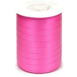 Star 250m Geschenkband Ringelband 10mm - wasserfestes Kunststoff Dekoband Schleifenband Polyband Luftballonband zum Basteln Schleifen Luftballons Fuchsia