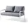 Sieger Nassau Gartenlounge 152 x 77 x 0 cm Weiß