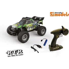 Drive & Fly Models RC-Auto Mountain Race Champion Truck 1:18 CH RTR grün (3131)