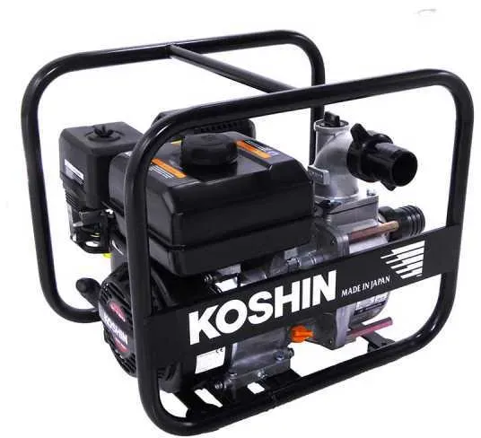 Benzinmotorpumpe Koshin STV-50X für Grauwasser mit 50 mm Anschlüssen - Wasserpumpe