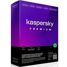 Kaspersky Lab Kaspersky Antivirensoftware Premium 2024 PKC 5 Geräte 1 Jahr DE Win Android iOS