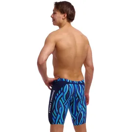 Funky Trunks Training Jammer für Triathleten chlorbeständig in blau | Snork City - AUS 36
