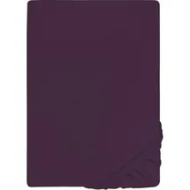biberna 0077866 Jersey-Elastic 120 x 200 - 130 x 220 cm dunkelviolett