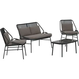 venture home Zakynthos Gartenlounge Sofa-Set braun