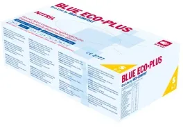 Blue Einmalhandschuhe Nitril Eco-Plus, Blaue Einweghandschuhe aus Nitril, 1 Packung = 100 Stück, Größe S