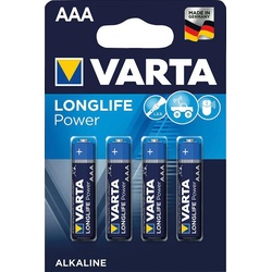 VARTA Batterie LONGLIFE Power AAA Micro 4er Blinks