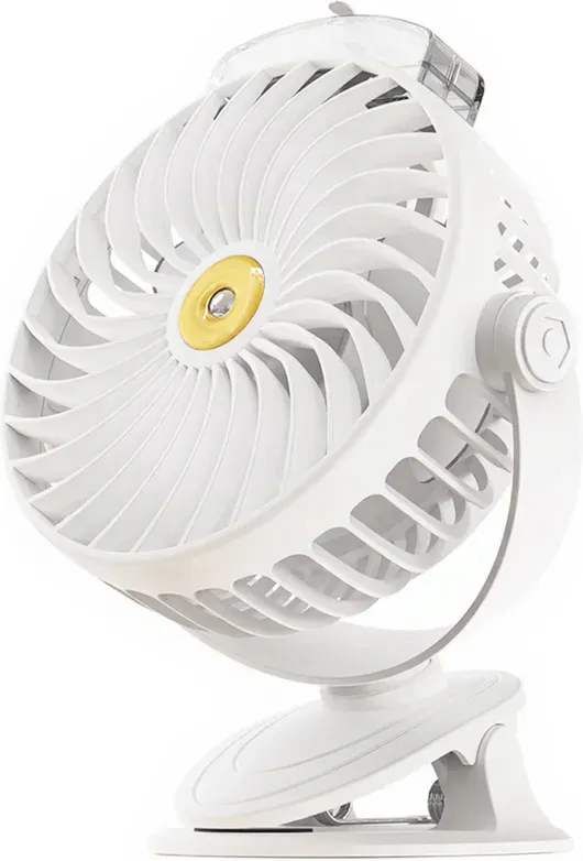 Aigostar 6F3B - Clip-On Ventilator - 6 Zoll USB 3-Blatt Tragbarer Ventilator