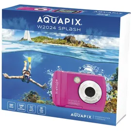 Easypix Aquapix W2024 Splash rosa Kinder-Kamera